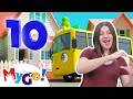 10 Little Buses | Sign Language For Kids | Kids Cartoon | Little Baby Bum | ASL