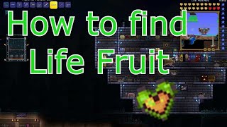 TERRARIA 1.4 CONSOLE EDITION || HOW TO GET LIFE FRUITS AND GOLD HEARTS AS FAST AND QUICK AS POSSIBLE