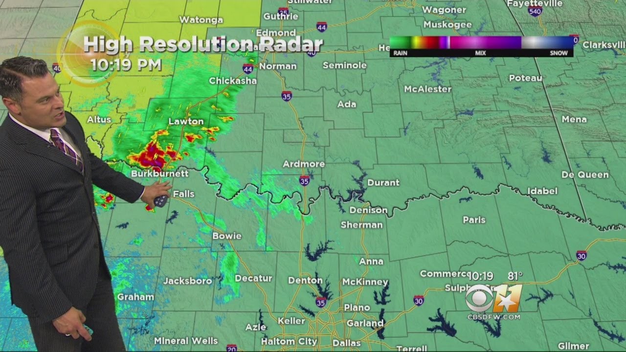 Small Potential For Storms In North Texas - YouTube