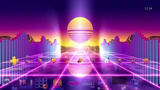 Epic Synthwave Dynamic Theme PS4