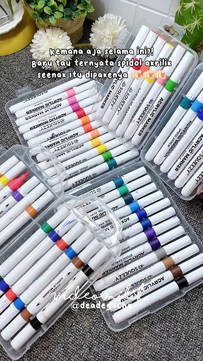 Spidol Akrilik | Acrylic Marker #ngeshortsbareng #ngeshortsdulu #shortvideo #shopeehaul