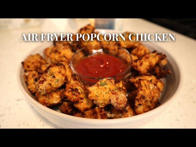 Crispy Air Fryer Popcorn Chicken Recipe - Erhardts Eat