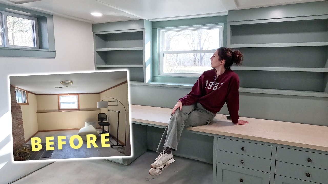 This is a TOTALLY different basement now...