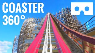 360° VR Video Roller Coaster Virtual Reality for Google Cardboard VR Box Split Screen