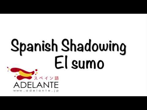 【スペイン語会話】El sumo 「シャドーイング」で会話力UP！
