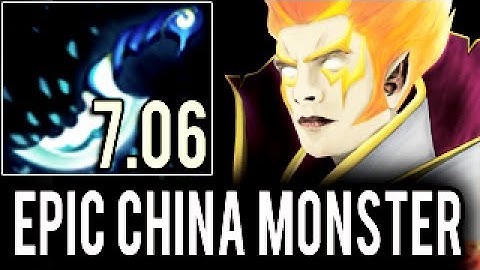 Sumiya Monster Invoker with Blink Dagger Insane Gameplay 7.06 Dota 2