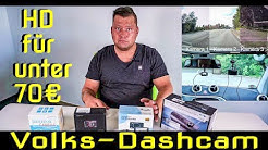 Praxistest | Ich suche die beste HD Dashcam (Autokamera) für das Volk! | unter 70€ | Teil 1/2