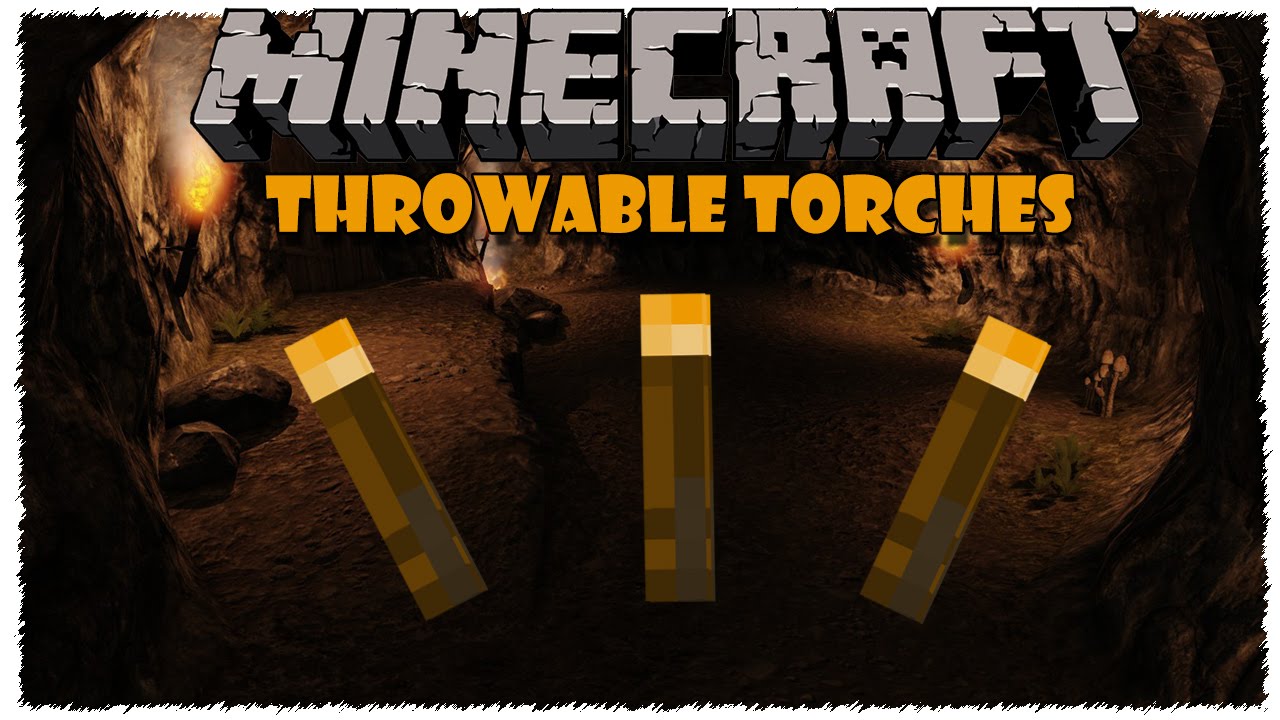[RO] Minecraft mod showcase - Throwable Torches 1.8 [HD] - YouTube