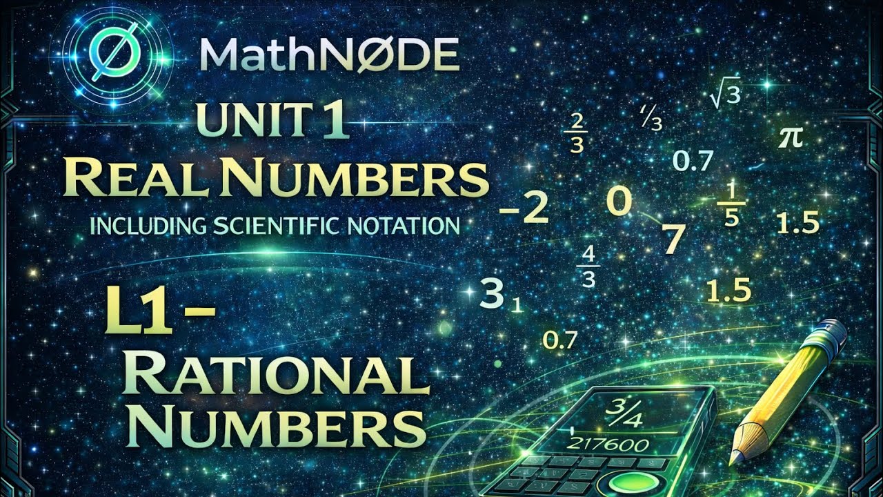UNIT-1: Real Numbers, L1-Rational Numbers Explained