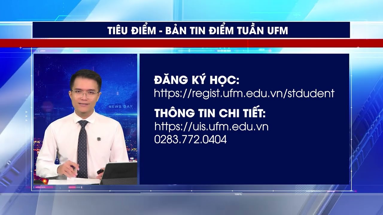[Tiêu điểm] Sinh viên UFM có thể học trước các môn trong đào tạo Thạc sĩ - youtube