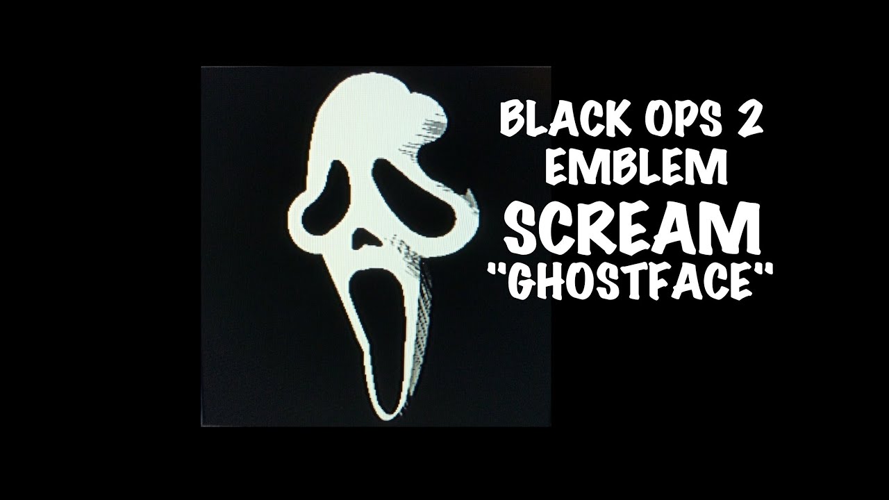 Scream - Ghostface emblem Black ops 2 emblem