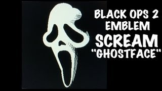 Scream - Ghostface emblem Black ops 2 emblem