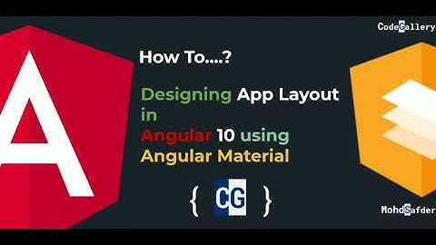 How to | Angular | Application Layout | Angular Material |🔥🔥🔥💻💻💻