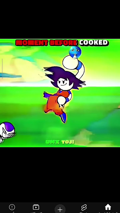 GooKu vs frieza coocked😱