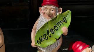 3 Good Time Naked Gnome Statues to Add Humor to Your Garden
