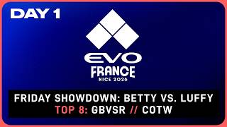 Download lagu Evo France 2026 Day 1: GBVSR & CotW Top 8's   the Friday Showdown: Betty vs Luffy - English Stream