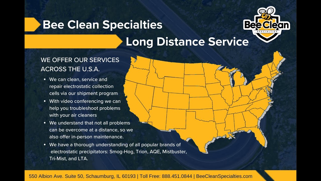 Locations Video (Bee Clean's Service Range)