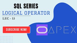 Celebrity Logical operator - Lec 15 | AND Vs OR Vs NOT | SQL Series Profile