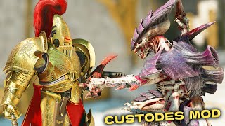 1 Adeptus Custodes vs Tyranid Invasion - Warhammer 40k: Space Marine 2 (4K, Mod)