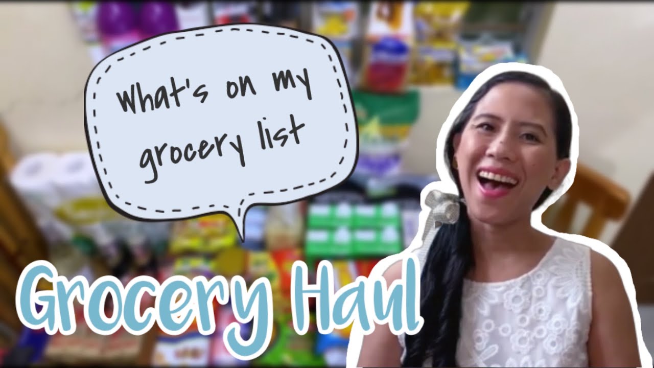 GROCERY HAUL | What’s On My Grocery List