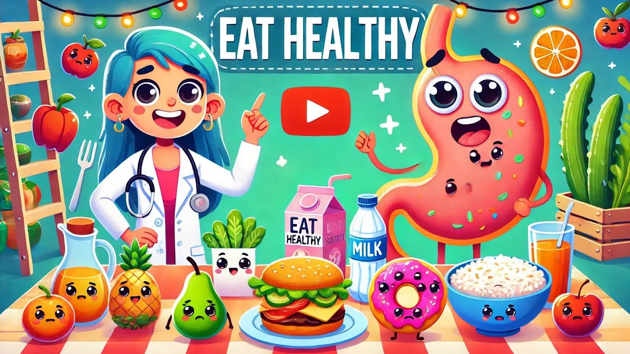 Healthy Food vs Junk Food Song |Healthy and Unhealthy Food| - YouTube