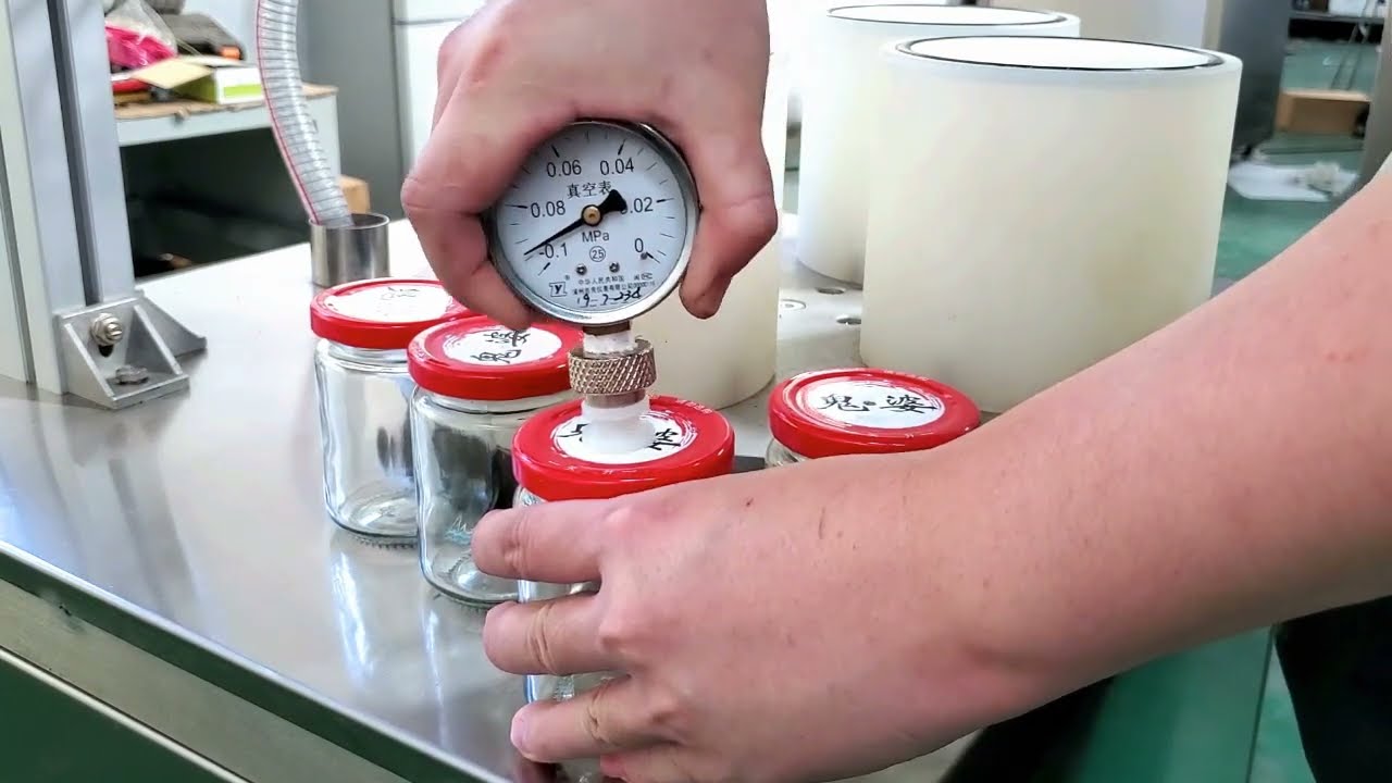 Semi automatic vacuum capping machine capper for glass sauce jar