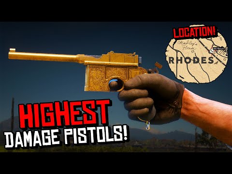 3 Highest DAMAGE Pistols in Red Dead Redemption 2