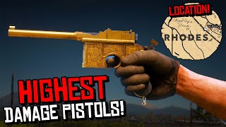 3 Highest DAMAGE Pistols in Red Dead Redemption 2