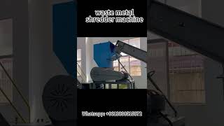 Waste metal shredder machine | Work process of metal shredding machine #recyclingmachine