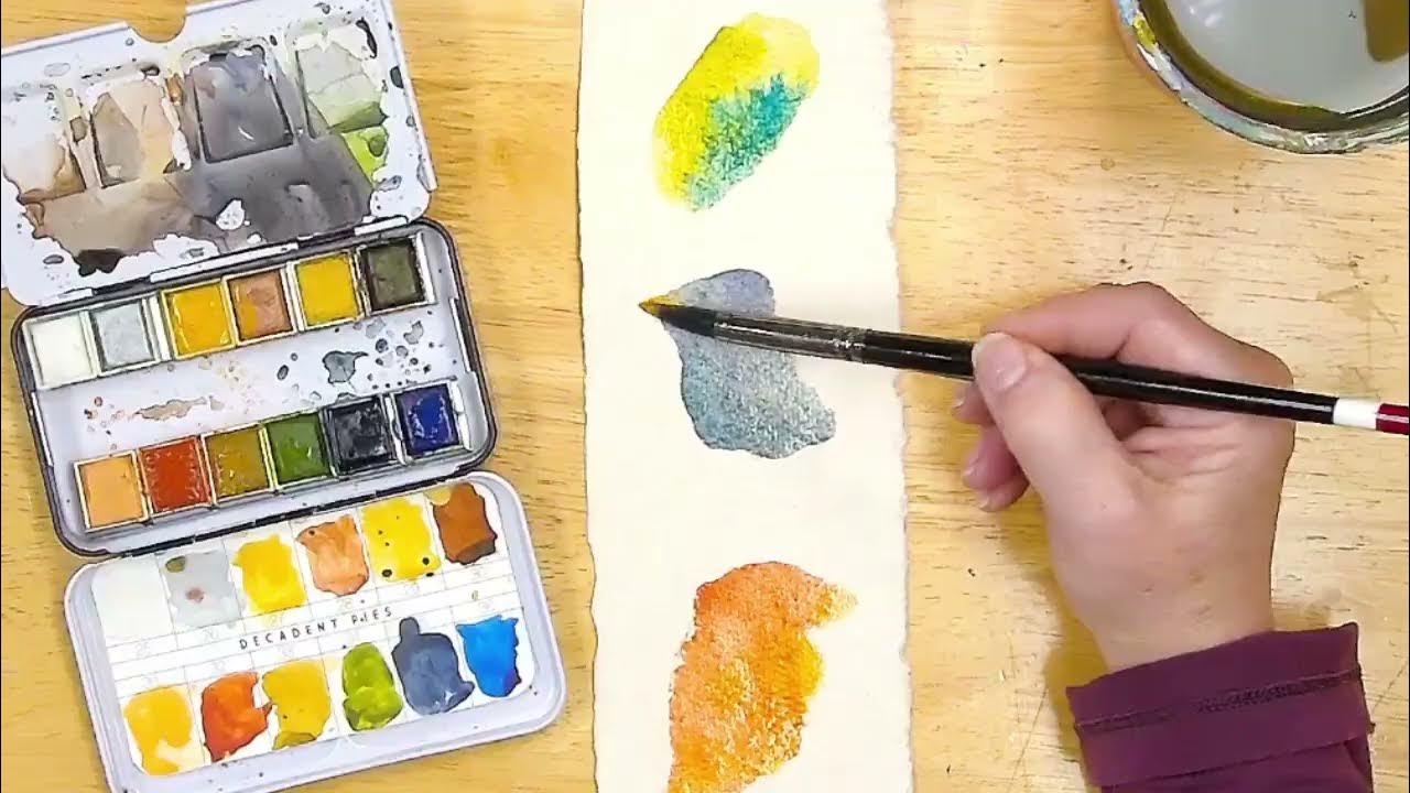 Fast Watercolor Blob Birds for Beginners - YouTube