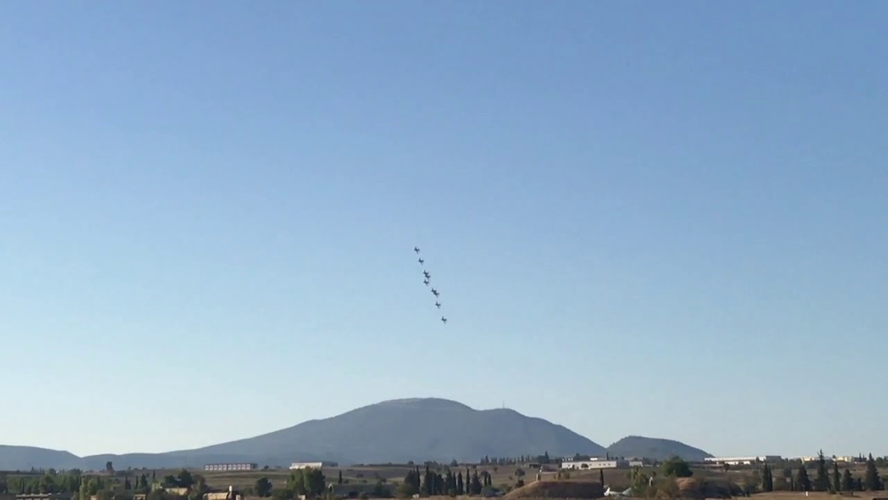 Red Arrows in Athens Flying Week 2017