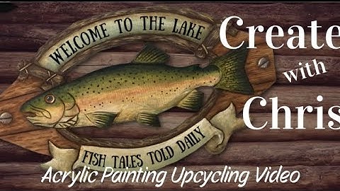 Create with Chris - Acrylic Painting Upcycling