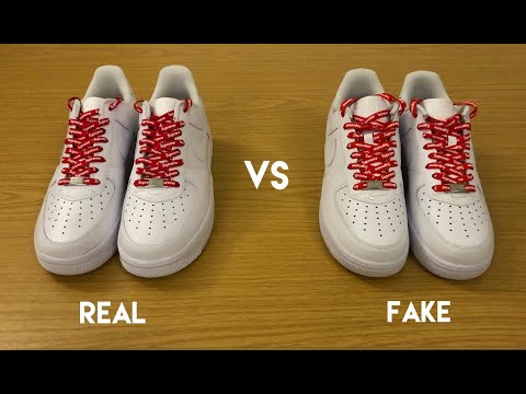 Supreme x Nike Air Force 1 vs Nike Air Force 1 '07