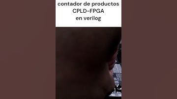 Contador de productos. FPGA - CPLD #tecnologia #CPLD #FPGA #Verilog #HDL #VHDL  #arduino #amiba2