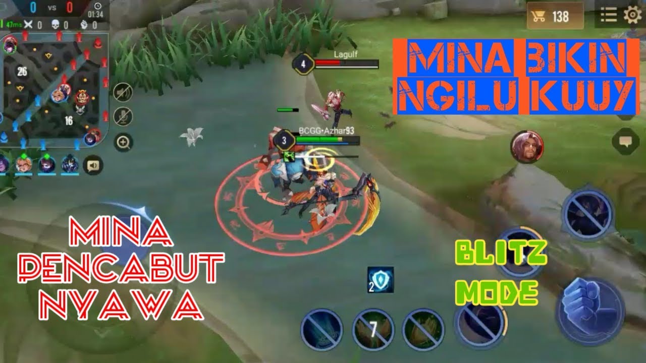 Mina First Blood in Blitz Mode AOV