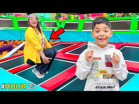 اخيرا قضينا 24 ساعة فاكبر ترامبولين بارك بدولة تركيا   24  