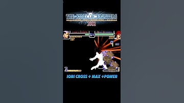KOF 2002 Iori Cross + Max + Power 😱 | #kof2002 #kof2k2 #iori #ioriyagami #yamazaki #shorts #short