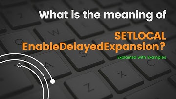 What is "SETLOCAL EnableDelayedExpansion"?? Secret Weapon of Batch Scripting Domination! | Batch Man