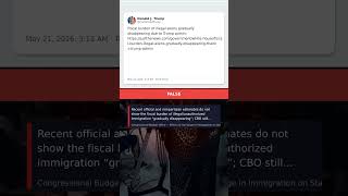 ❌ FALSE: "The fiscal burden of illegal aliens is gradually disappea..." #Shorts
