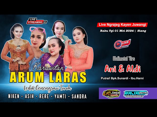 🔴#live ARUM LARAS  LIVE NGRAJEG  01/05/24 | WEDDING ANI &ALDIN   | 📽WIDJAYA 🔈RAJA AUDIO II ABATA WO class=