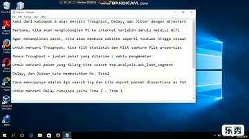 Mencari Troughput, Delay, dan Jitter Menggunakan Wireshark