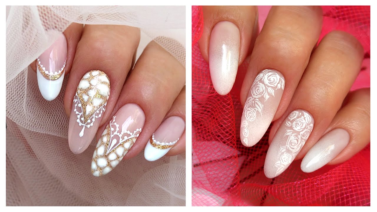 1. Contoh Nail Art Wedding Simple - wide 8