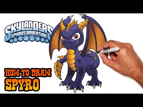 Como desenhar Spyro | Skylanders