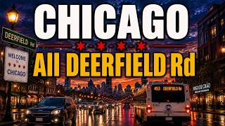 Driving Through Chicago POV All Deerfield Rd