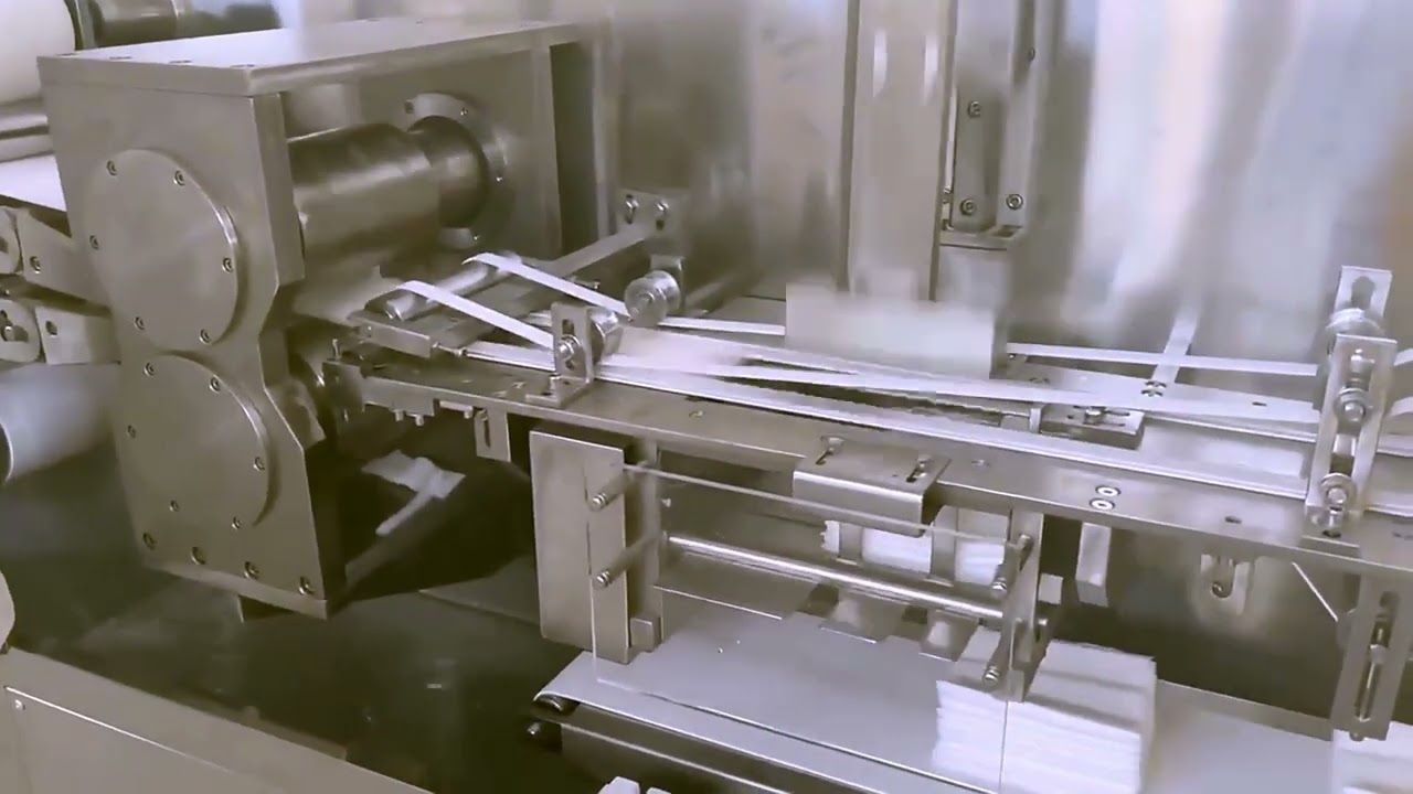wet wipe making production packaging line