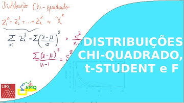 Distribuições Chi-quadrado, t-Student e F