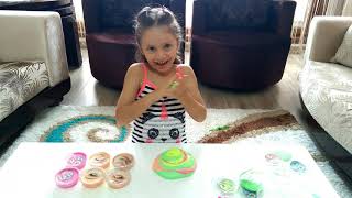 Lina Dev Slime Balon Yaptı Eğlenceli Çocuk Videosu