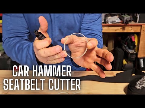 Car Hammer Seatbelt Cutter Window Breaker Emergency Escape Tool