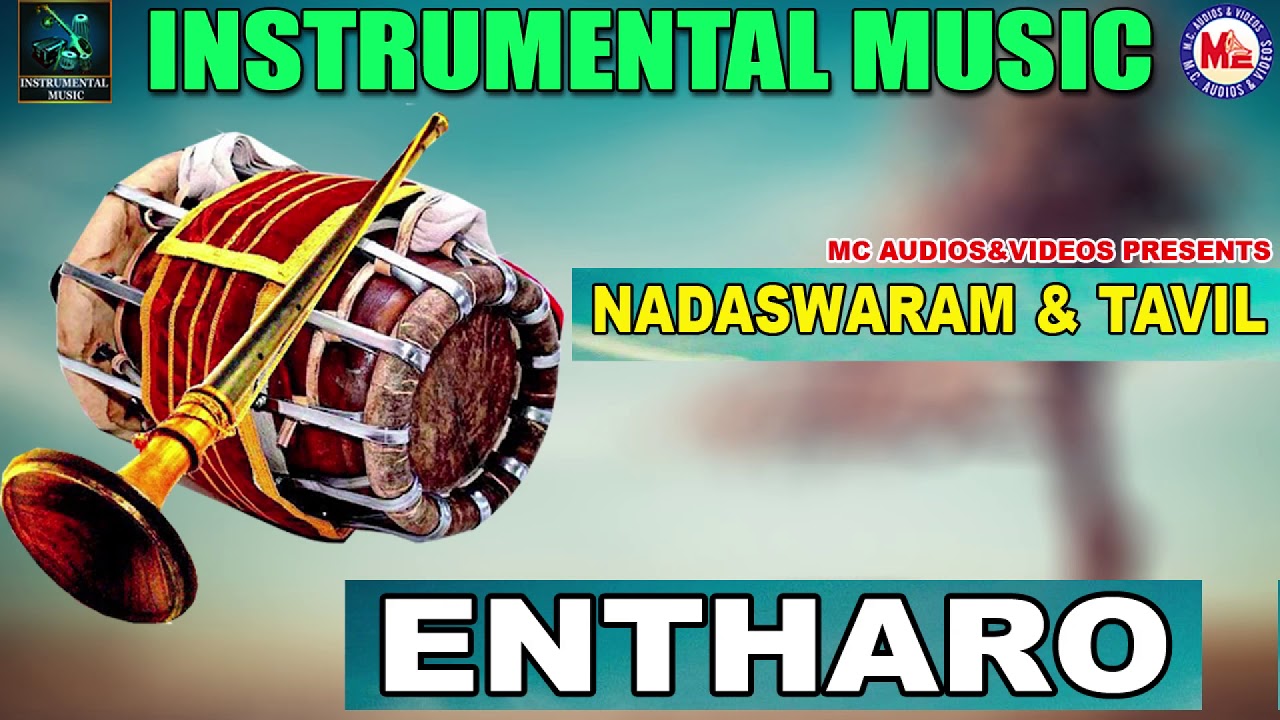 Entharo Mahanu Bhavulu  Nadaswaram  Thavil  Instrumental Music