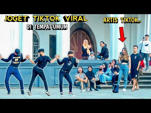 JOGET TIKTOK VIRAL DI TEMPAT UMUM.. NGAKAK PARAH class=